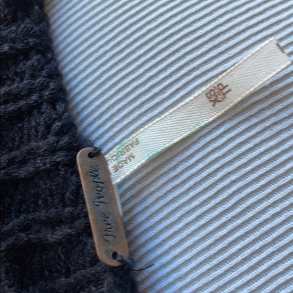 Free People Magic Rose Boho Sweater Black - Picture 3 of 9